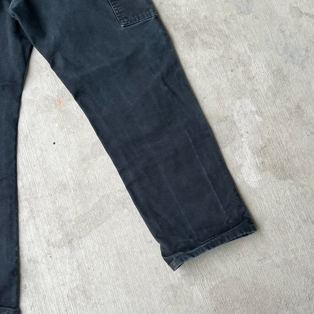 Carhartt faded black double knee work wear carpenter pants - Picture 7 of 7